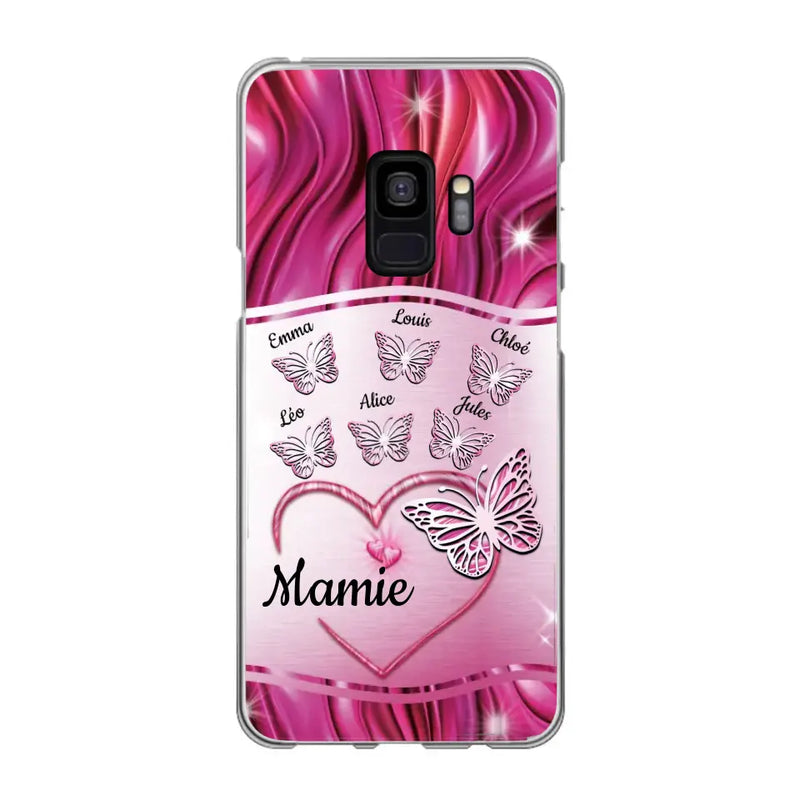 Papillons scintillants - Coque de téléphone personnalisée