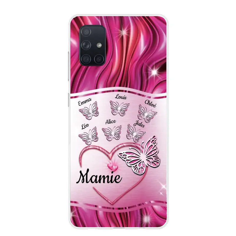 Papillons scintillants - Coque de téléphone personnalisée