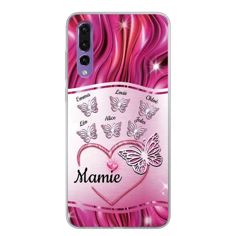 Papillons scintillants - Coque de téléphone personnalisée