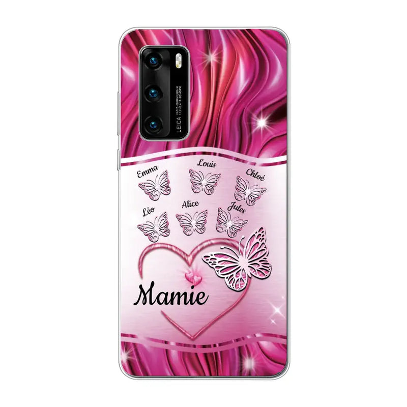 Papillons scintillants - Coque de téléphone personnalisée