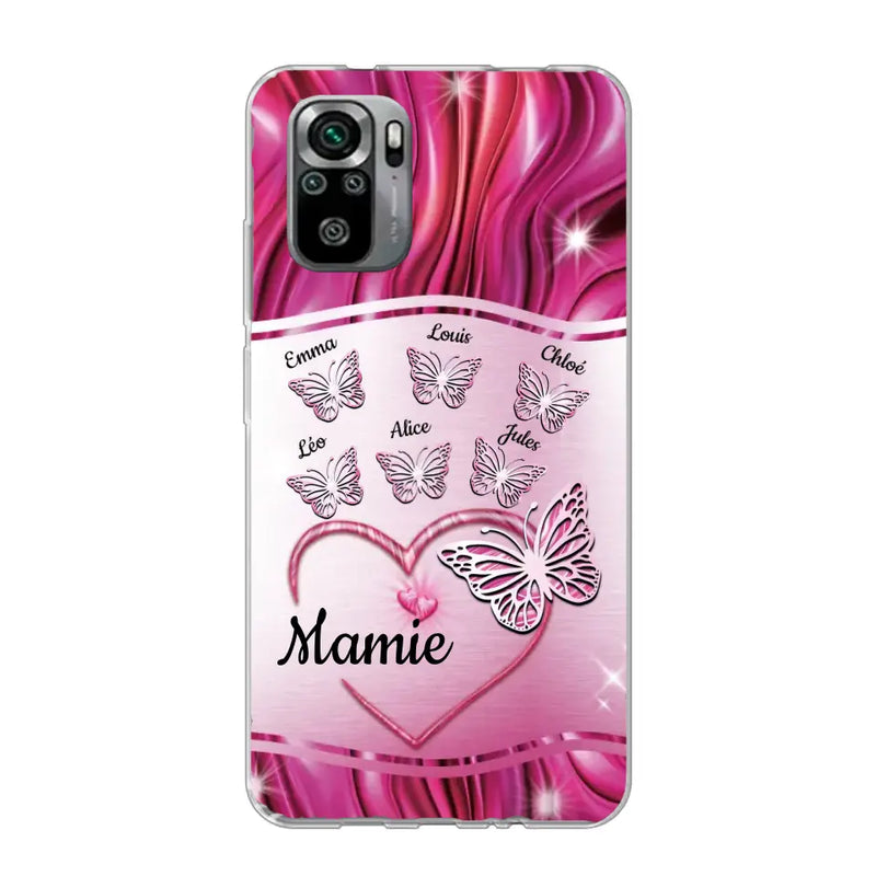 Papillons scintillants - Coque de téléphone personnalisée