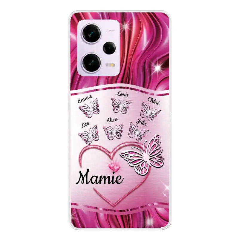 Papillons scintillants - Coque de téléphone personnalisée