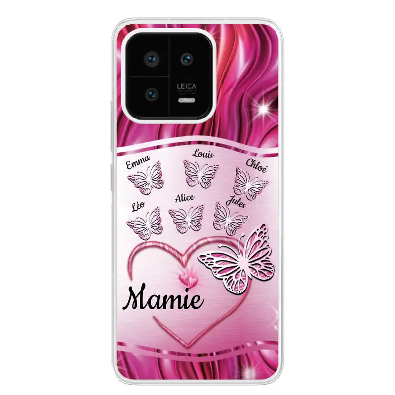 Papillons scintillants - Coque de téléphone personnalisée