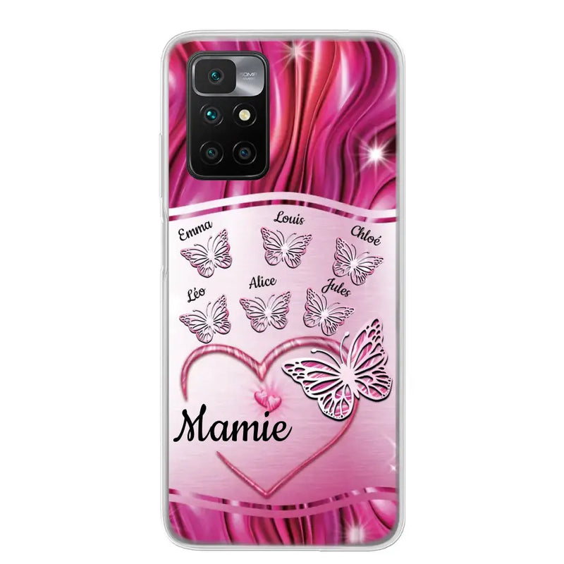 Papillons scintillants - Coque de téléphone personnalisée