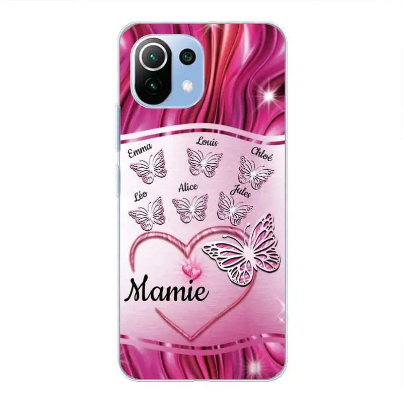 Papillons scintillants - Coque de téléphone personnalisée