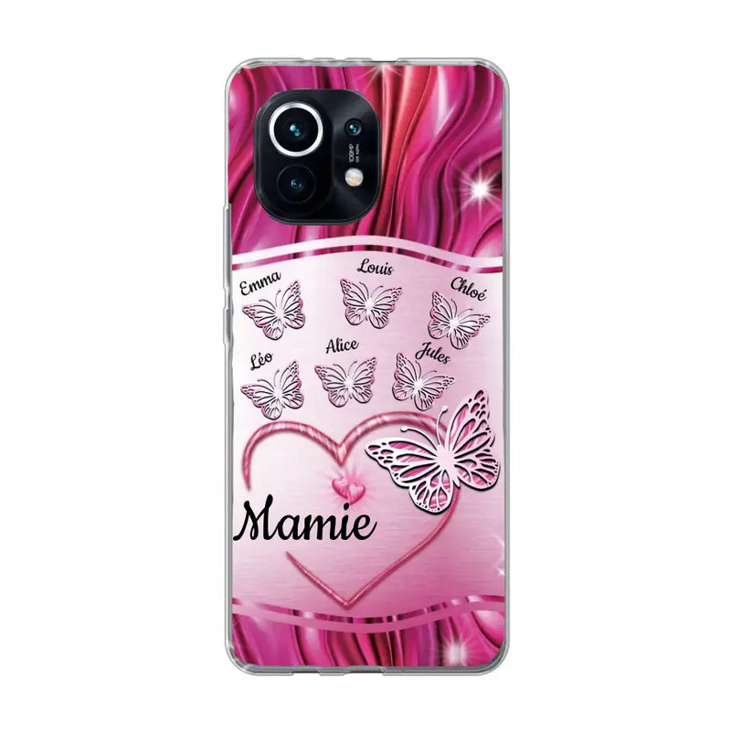 Papillons scintillants - Coque de téléphone personnalisée