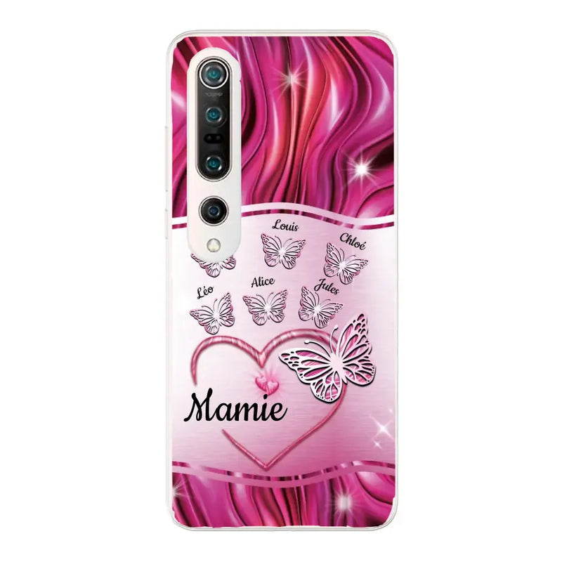 Papillons scintillants - Coque de téléphone personnalisée