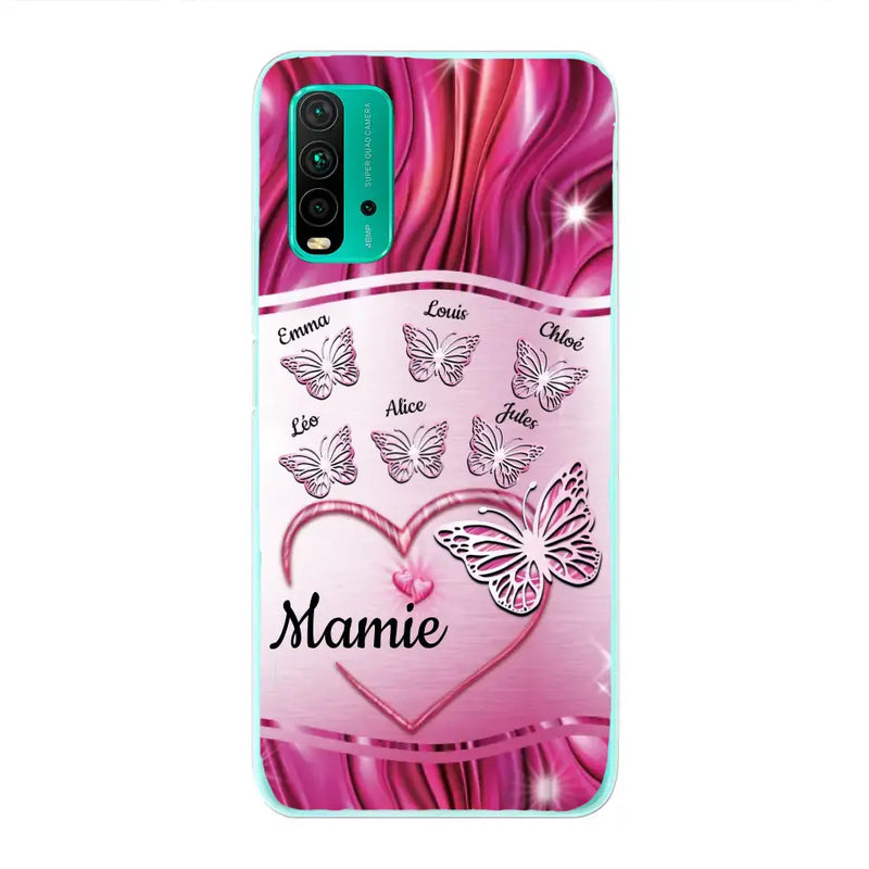 Papillons scintillants - Coque de téléphone personnalisée