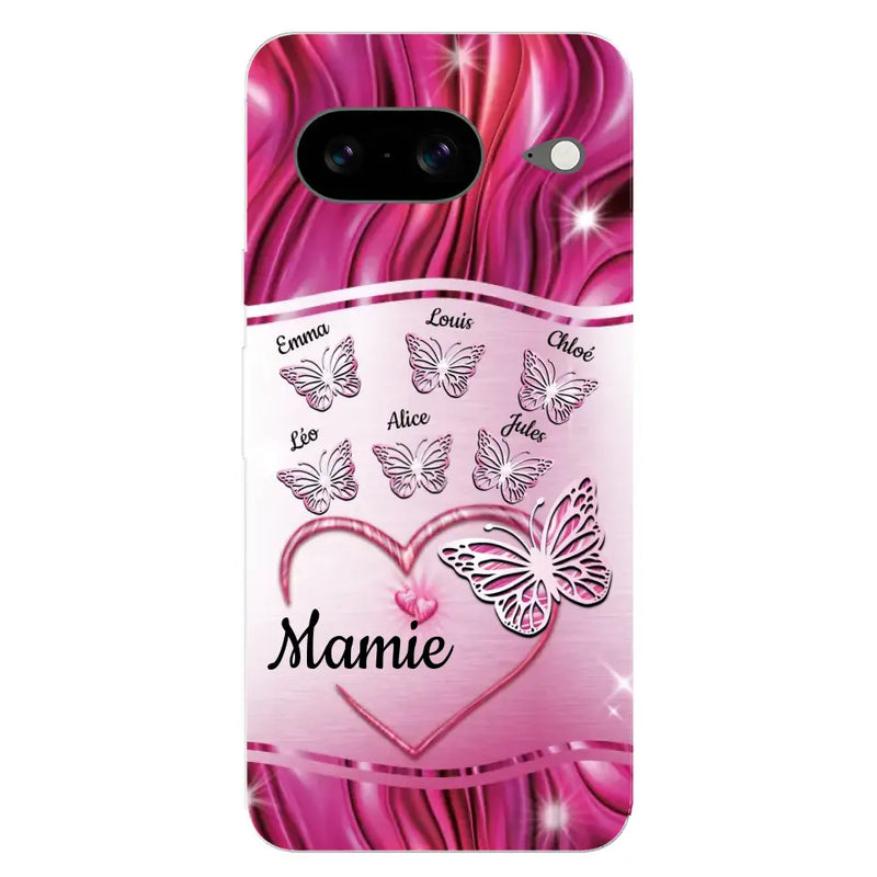 Papillons scintillants - Coque de téléphone personnalisée