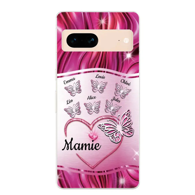 Papillons scintillants - Coque de téléphone personnalisée