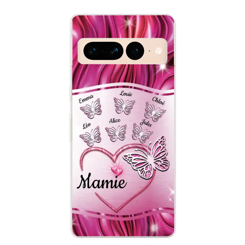 Papillons scintillants - Coque de téléphone personnalisée