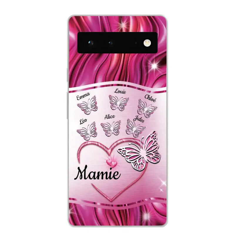 Papillons scintillants - Coque de téléphone personnalisée