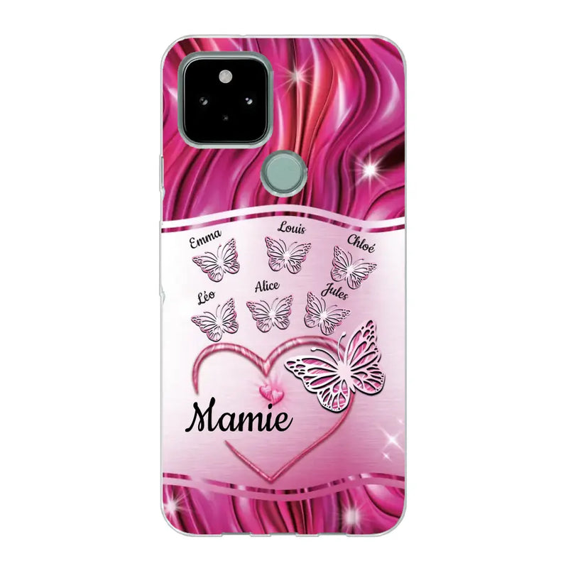 Papillons scintillants - Coque de téléphone personnalisée