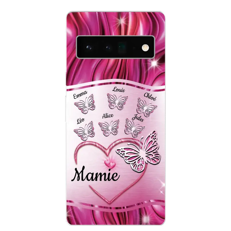 Papillons scintillants - Coque de téléphone personnalisée