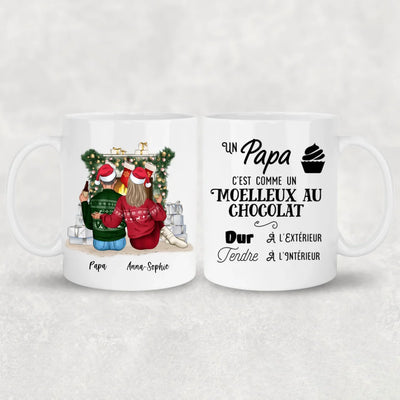 Père et fille - Mug personnalisé