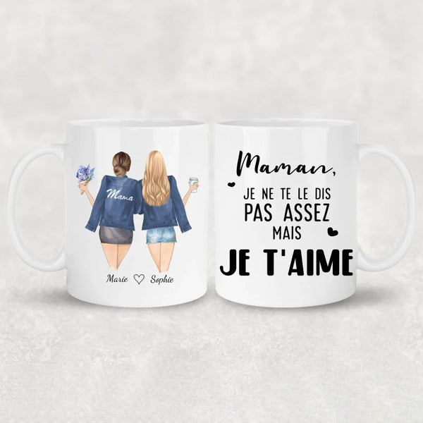 Mère et fille - Mug personnalisé