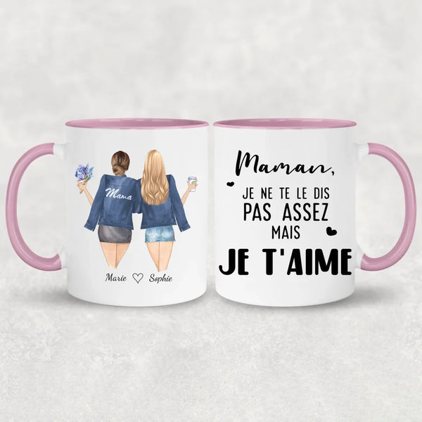 Mère et fille - Mug personnalisé