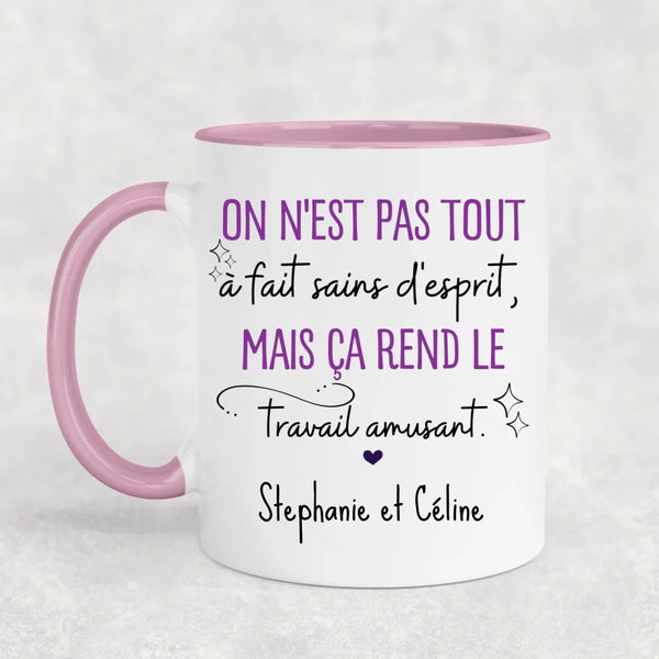 Pas tout à fait normal - Mug personnalisé