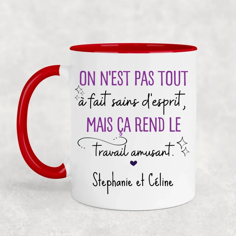 Pas tout à fait normal - Mug personnalisé