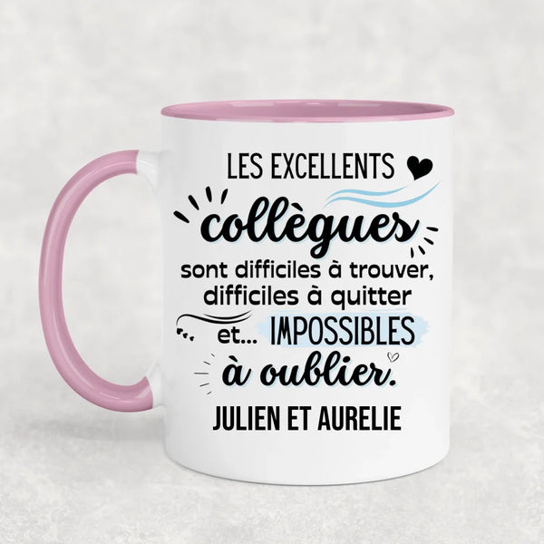 Les excellents collègues - Mug personnalisé