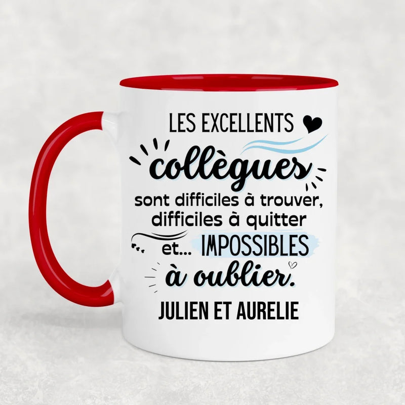 Les excellents collègues - Mug personnalisé