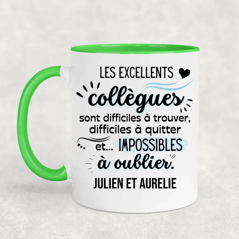Les excellents collègues - Mug personnalisé