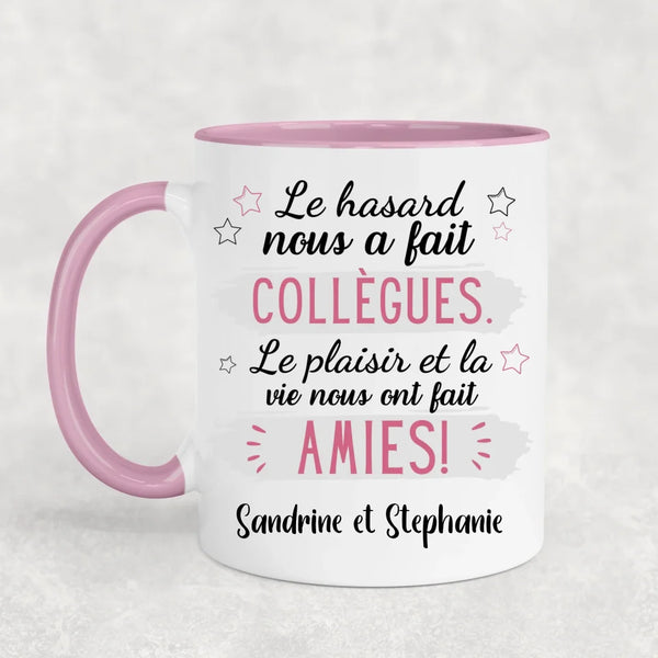 De collègues à amies - Mug personnalisé