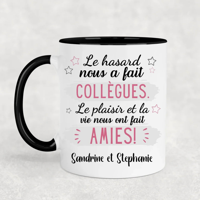 De collègues à amies - Mug personnalisé