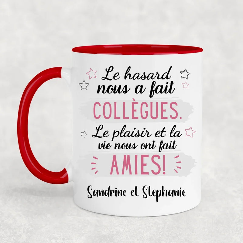 De collègues à amies - Mug personnalisé