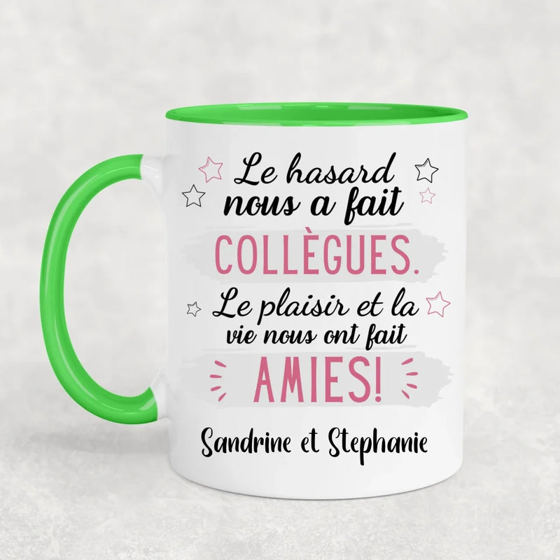 De collègues à amies - Mug personnalisé