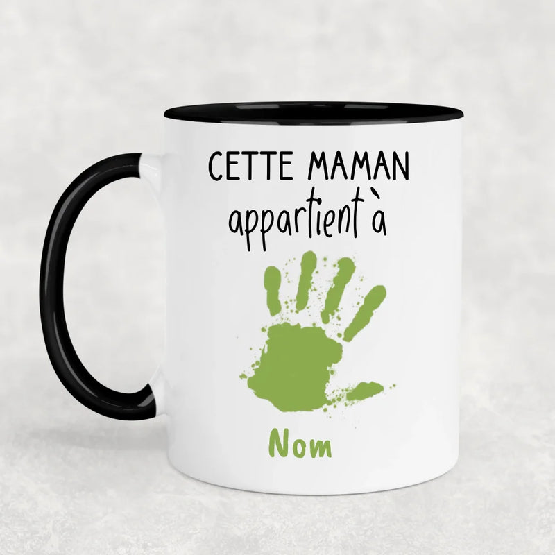 Empreintes de mains - Mug personnalisé