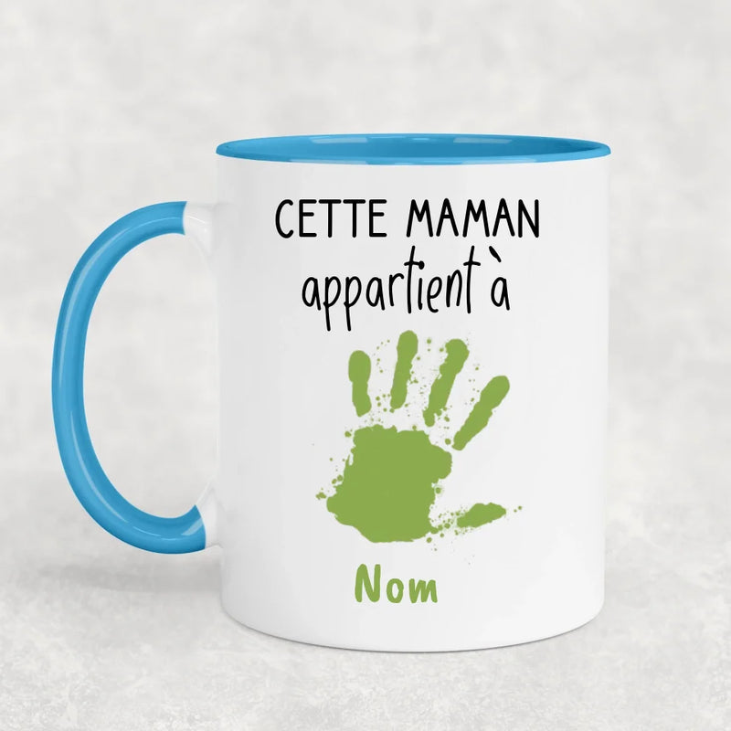 Empreintes de mains - Mug personnalisé