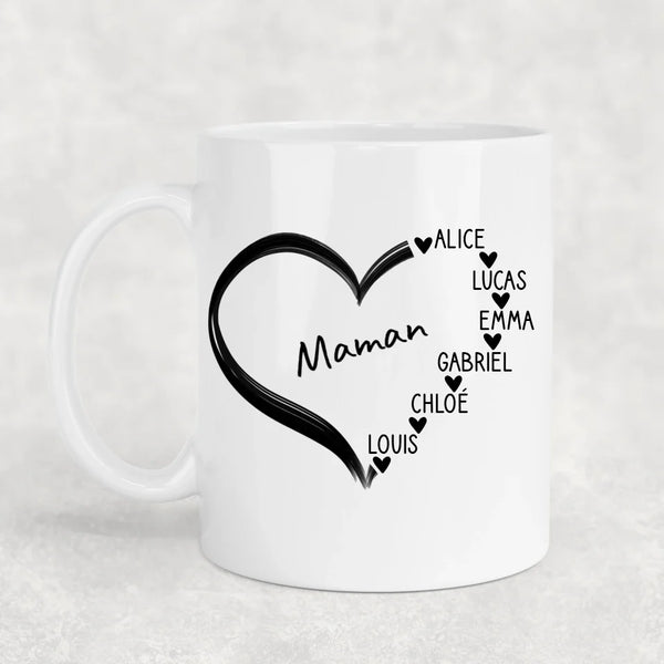 Coeur préféré - Mug personnalisé