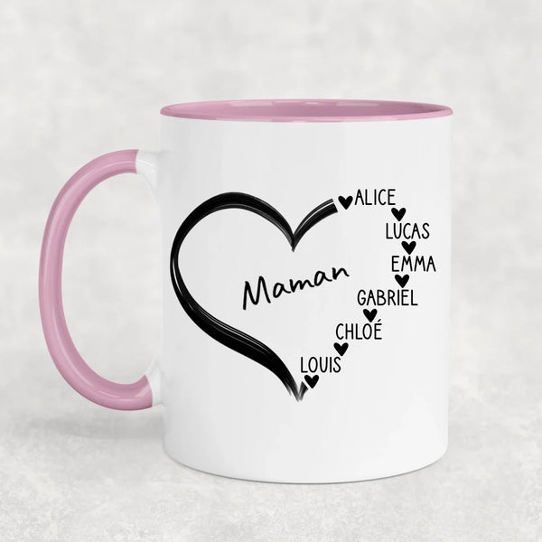 Coeur préféré - Mug personnalisé