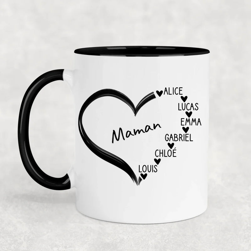 Coeur préféré - Mug personnalisé