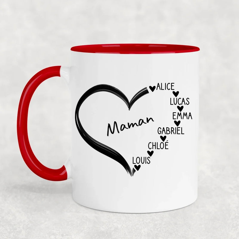 Coeur préféré - Mug personnalisé