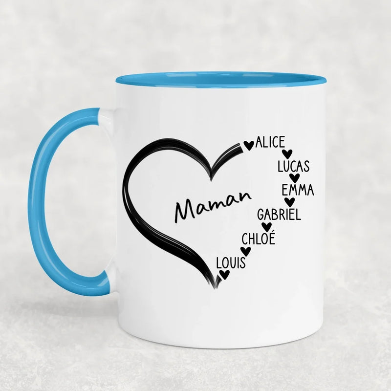 Coeur préféré - Mug personnalisé