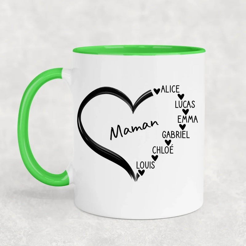 Coeur préféré - Mug personnalisé