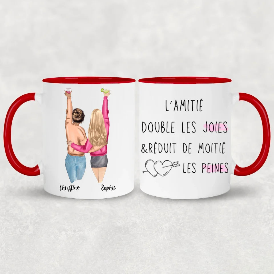 Meilleures amies - Mug personnalisé