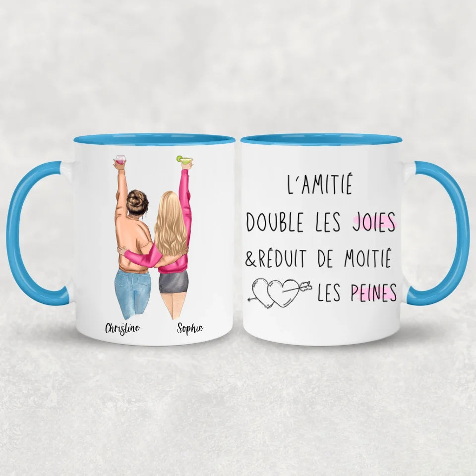 Meilleures amies - Mug personnalisé