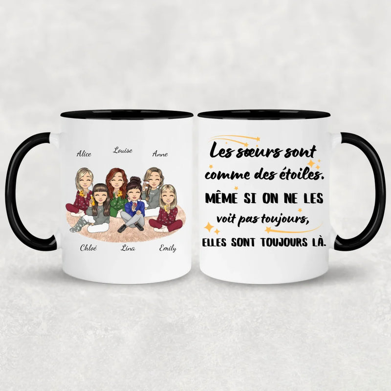 Amies de cœur - Mug personnalisé