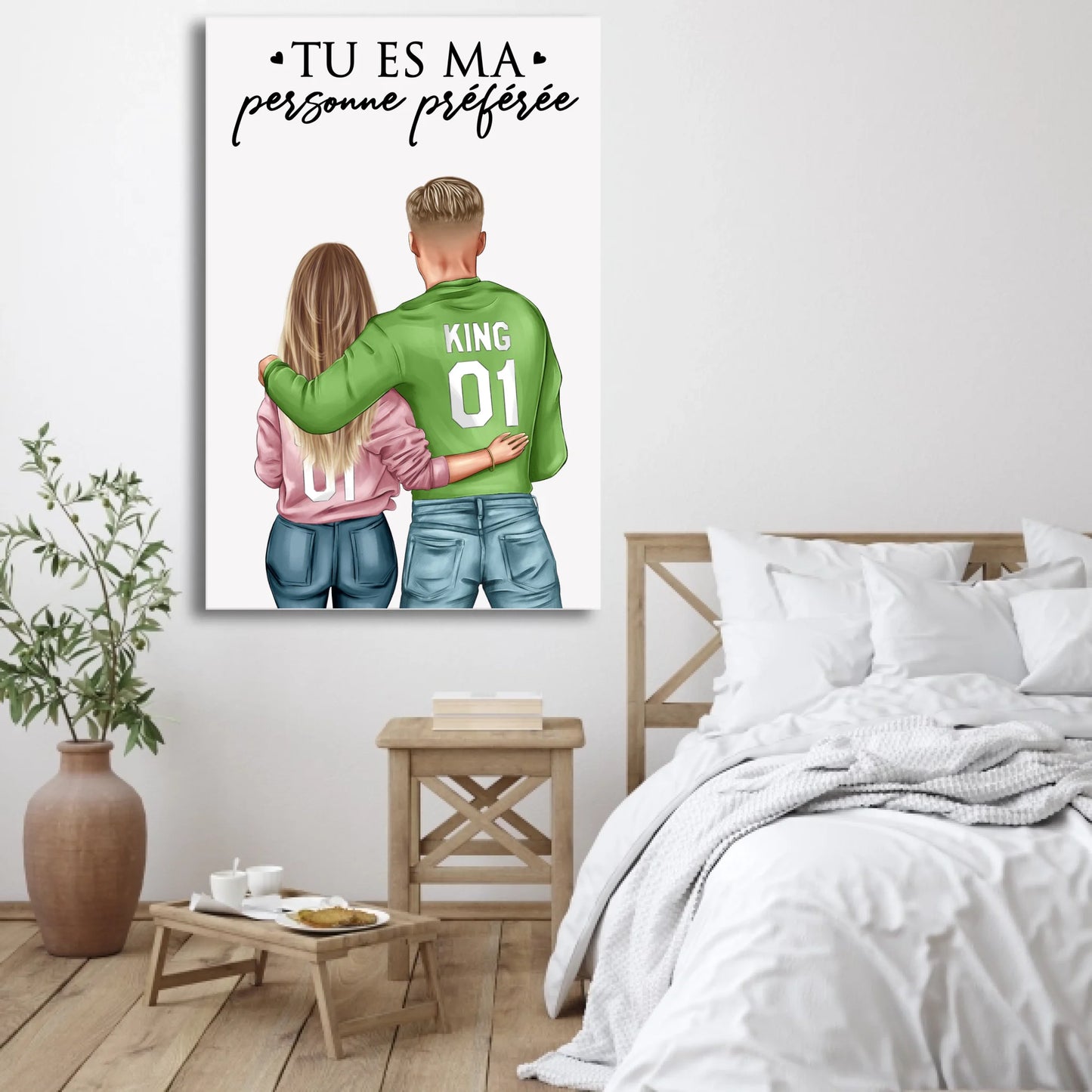 Couple - Toile personnalisée