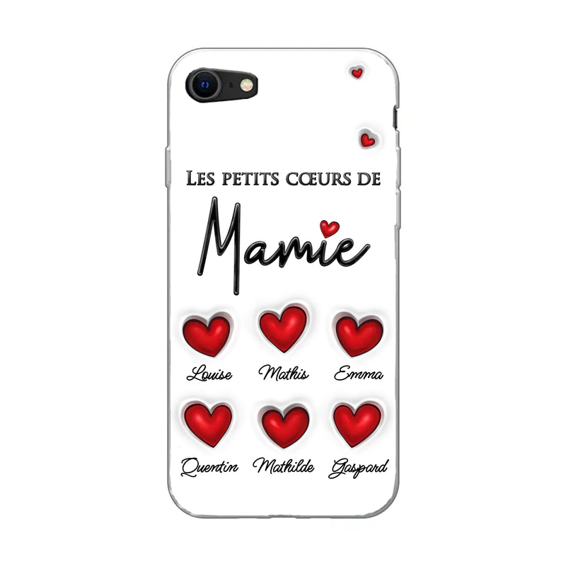 Les petits cœurs - Coque de téléphone personnalisée