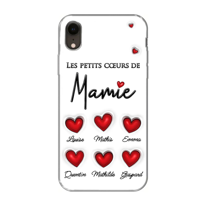 Les petits cœurs - Coque de téléphone personnalisée