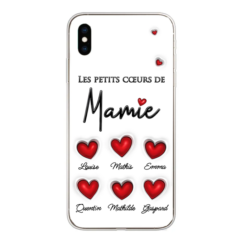 Les petits cœurs - Coque de téléphone personnalisée