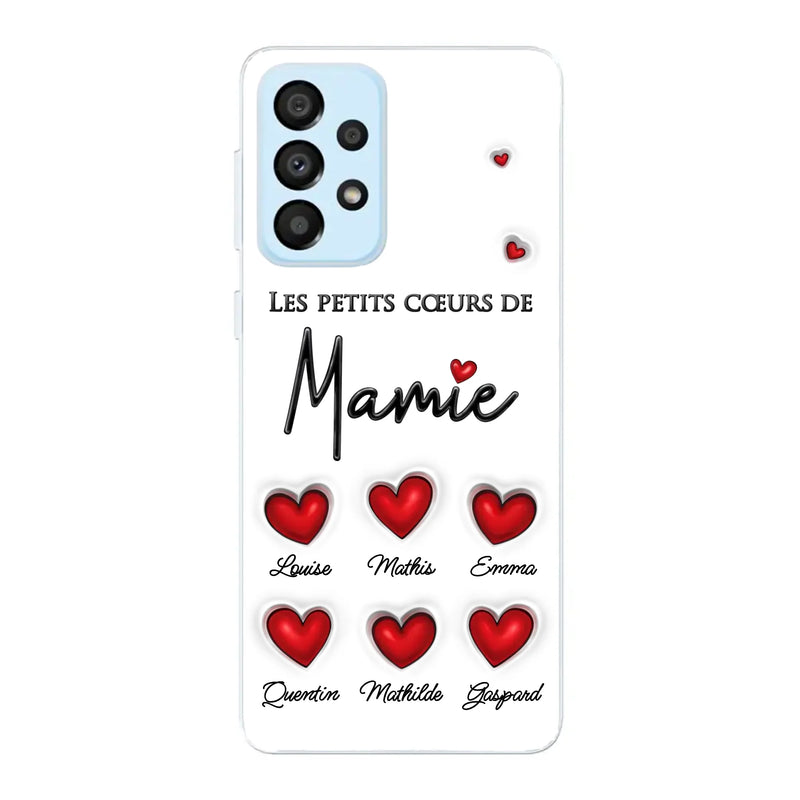 Les petits cœurs - Coque de téléphone personnalisée