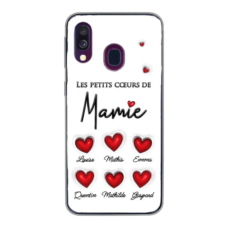 Les petits cœurs - Coque de téléphone personnalisée