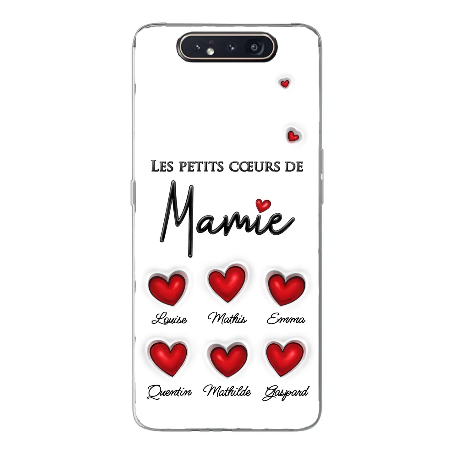 Les petits cœurs - Coque de téléphone personnalisée
