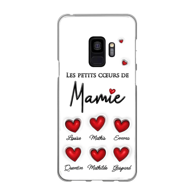 Les petits cœurs - Coque de téléphone personnalisée