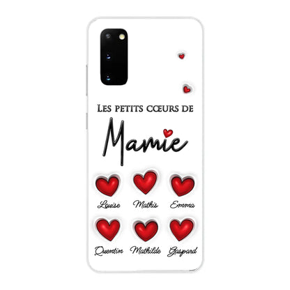 Les petits cœurs - Coque de téléphone personnalisée